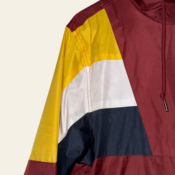 Sovereign State Color Block Windbreaker Jacket S - Bold Fall Style - Picture 11 of 11